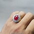 Cincin Batu Delima Merah